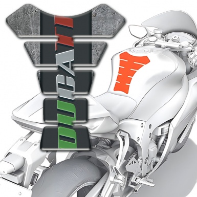 Ducati Tank Protector Stone Effect Model with Colorful logo 