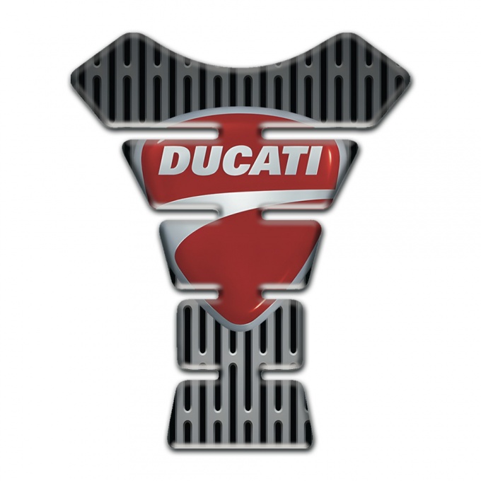 Ducati Tank Fuse Gray Ornament Base Classic Logo Design 