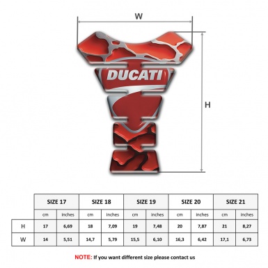 Ducati Tank Fuse Red Clouds Effect Version 