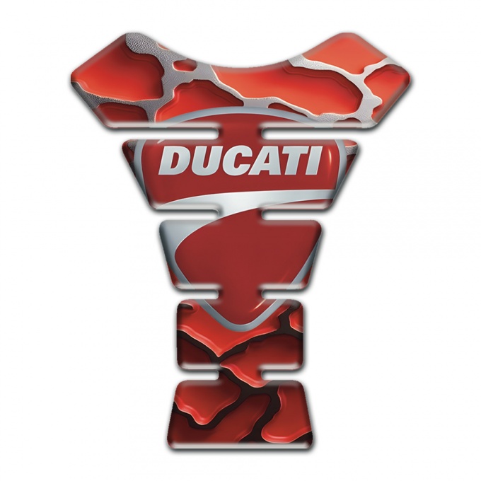 Ducati Tank Fuse Red Clouds Effect Version 