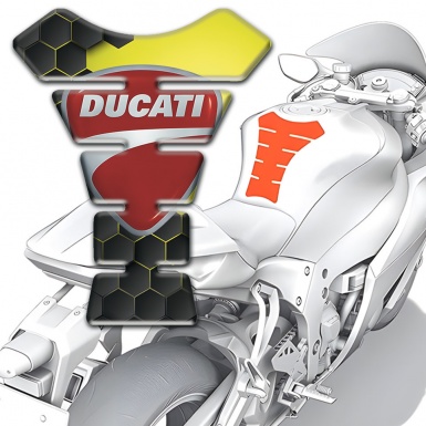Ducati Tank Guard Pads High End Design Model 