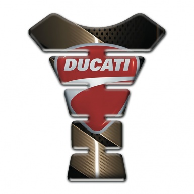 Ducati Tank Guard Pads Bronze Design 