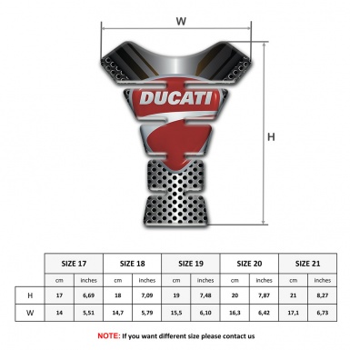Ducati Tank Fuse Stylish Design Classic Logo 