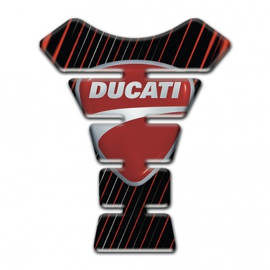 Ducati Tank Pad Protector Stripes Design 