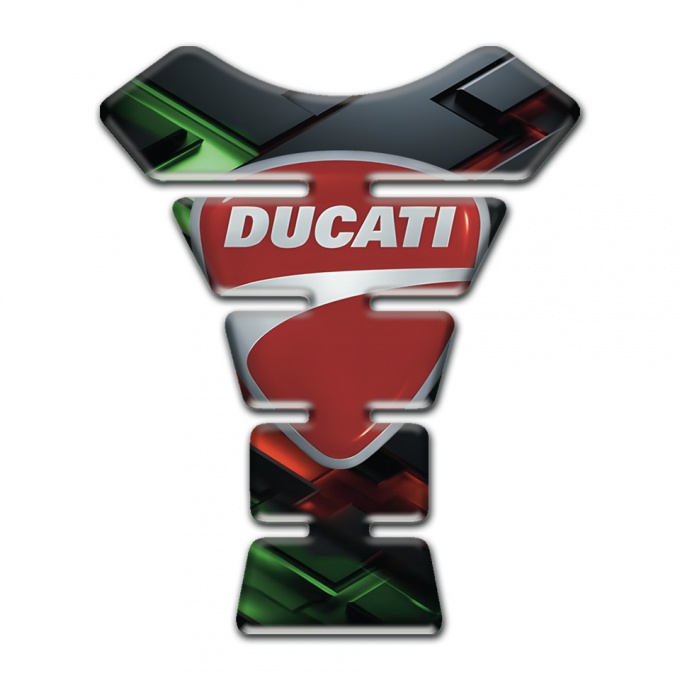 Ducati Tank Pad Motorbike Unique 3d  Warp Design 