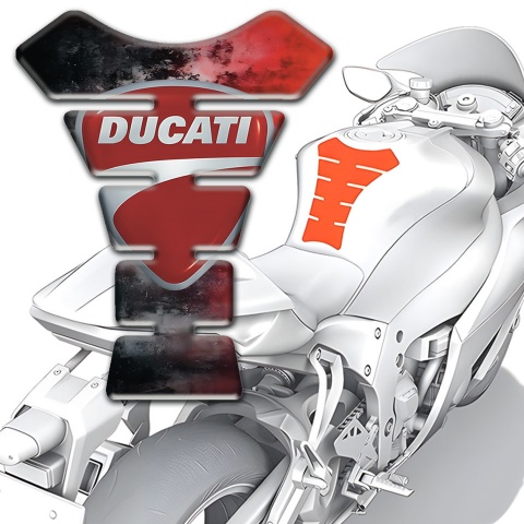 Ducati Tank Protector Mixed Colors Edition with Classic Logo 