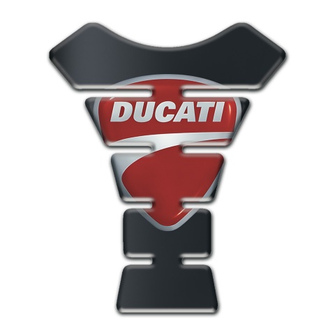 Ducati Tank Pad Protector Graphite Effect Print 