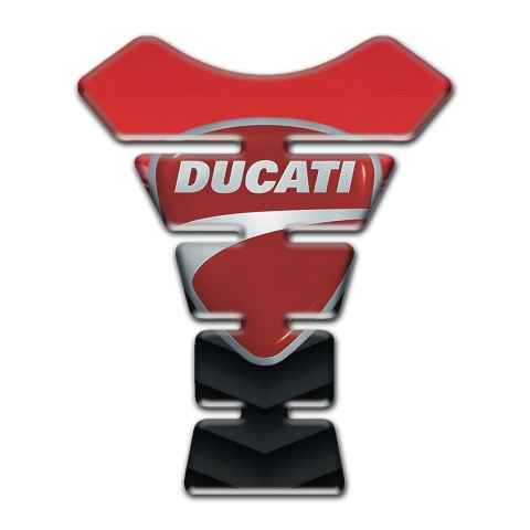 Ducati Tank Pad Motorbike Red Motive Print 