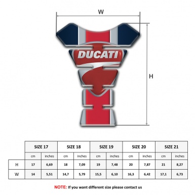 Ducati Tank Pad Motorbike Motorcycle High End Print