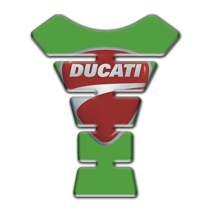 Ducati Tank Protector Green Print Classic Logo 