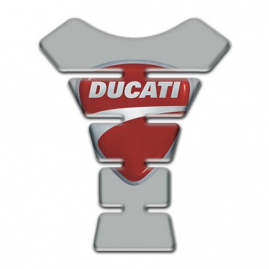 Ducati Tank Guard Pads Gray Print Classic Logo 