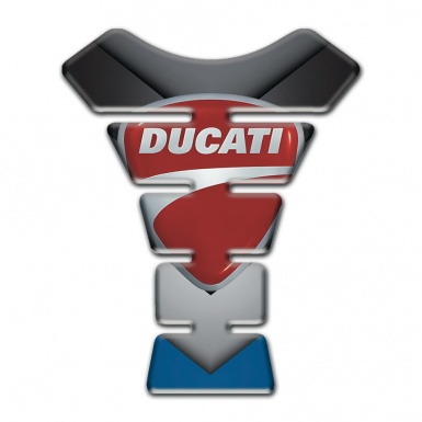 Ducati Tank Pad Protector V Shape Design print with Classic Logo 