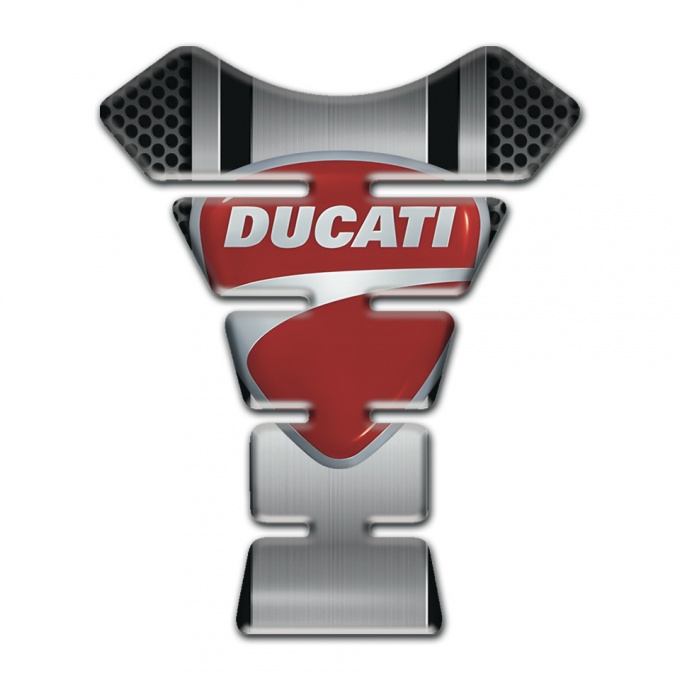 Ducati Tank Fuse Central Metal Panel Design Classic Logo 