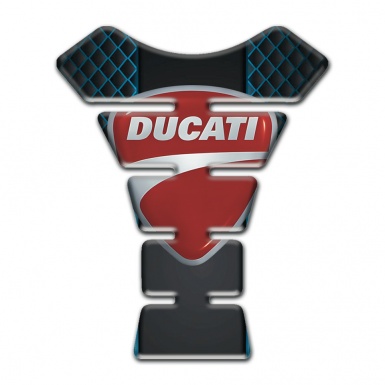 Ducati Tank Pad Motorbike Neon Mesh Print 