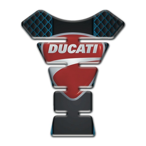 Ducati Tank Pad Motorbike Neon Mesh Print 