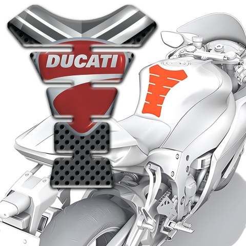Ducati Tank Pad Protector High End Model with Unique Print 
