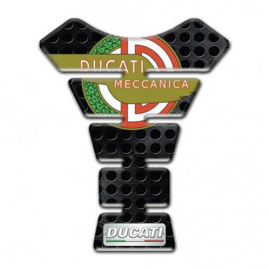 Ducati Tank Protector Perforated Surface with Modern logo Design 