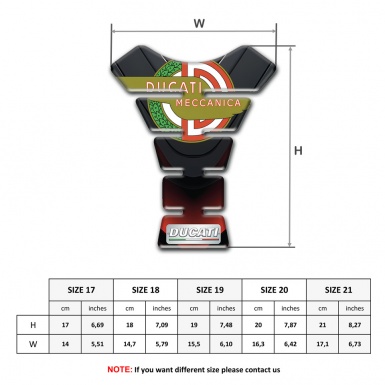Ducati Tank Fuse Dark Base Design with Modern Logo Style 