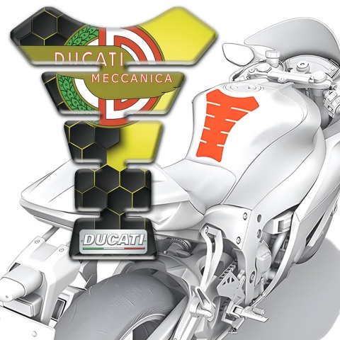 Ducati Tank Pad Motorbike Modern Logo High-Quality  Model 