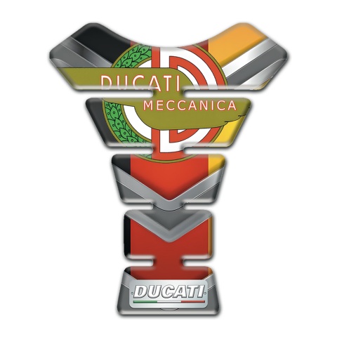 Ducati Tank Guard Pads Multicolored Model with New Logo Style 