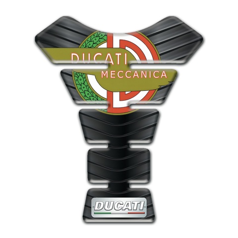 Ducati Tank Pad Protector Rubber Effect Base Modern Logo Style 