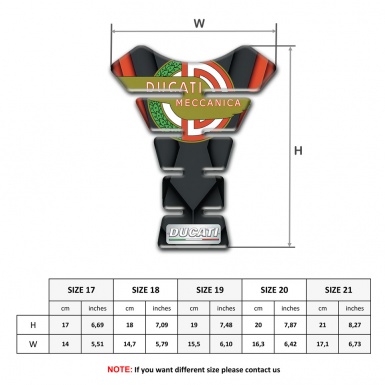Ducati Tank Pad Motorbike Racing Edition with New Logo Style 