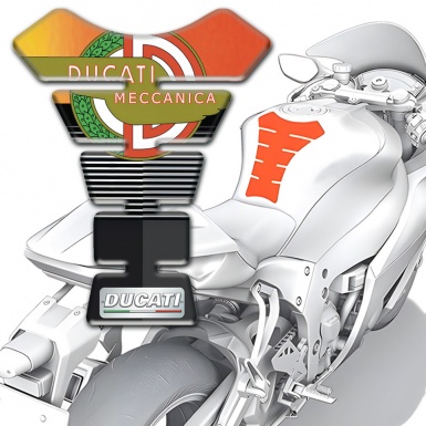 Ducati Tank Pad Motorbike Motorcycle Model with New Logo Design 