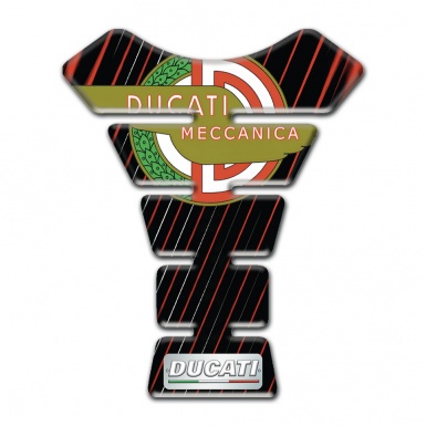 Ducati Tank Protector Stripes Base Design with Modern Logo Style 