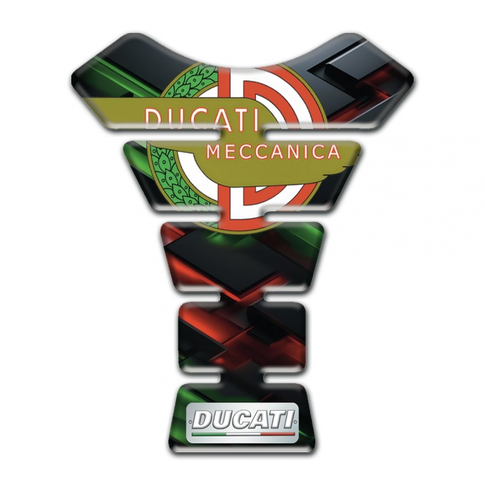 Ducati Tank Guard Pads Amazing 3D Design with New logo Style 