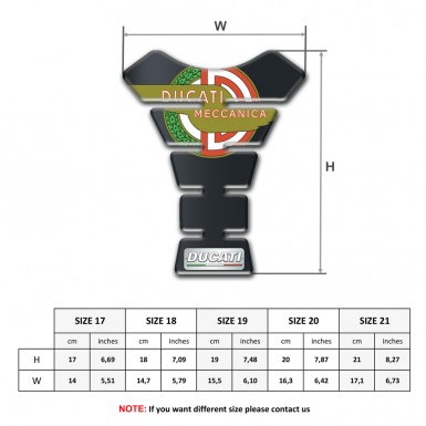 Ducati Tank Guard Pads Graphite Base Effect with Modern Meccanica Kogo 