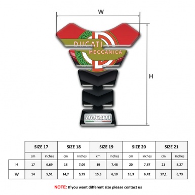 Ducati Tank Fuse High End Vision with Meccanica Logo Style