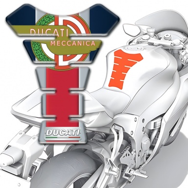 Ducati Tank Fuse Red Center Design 