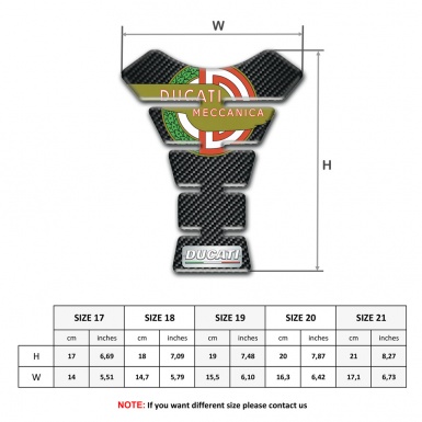 Ducati Tank Guard Pads Black Carbon Design 