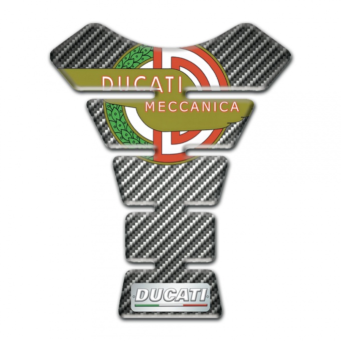 Ducati Tank Pad Motorbike Classic Carbon Design 