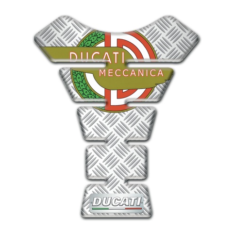 Ducati Tank Pad Protector Crossed Details Base Meccanica logo Style 