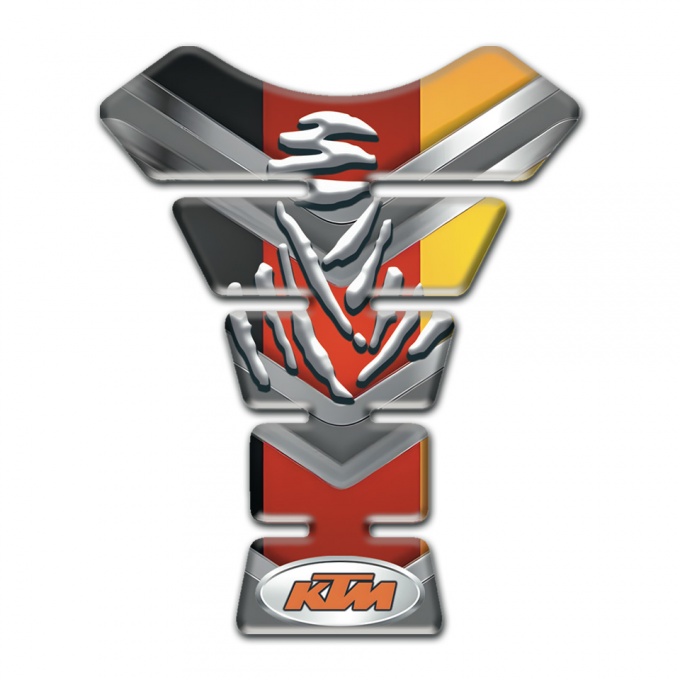 KTM Tank Pad Protector Multicolored Print 