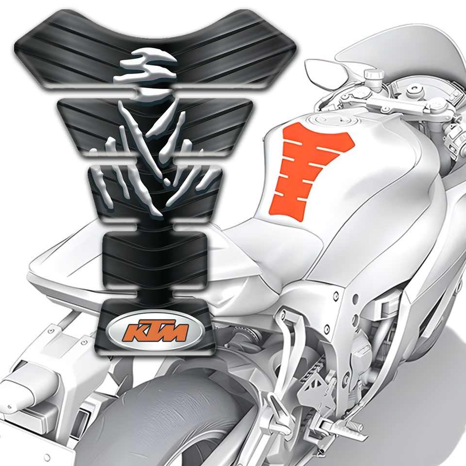 KTM Tank Protector Rubber Effect Edition | Tank Protectors | Stickers ...