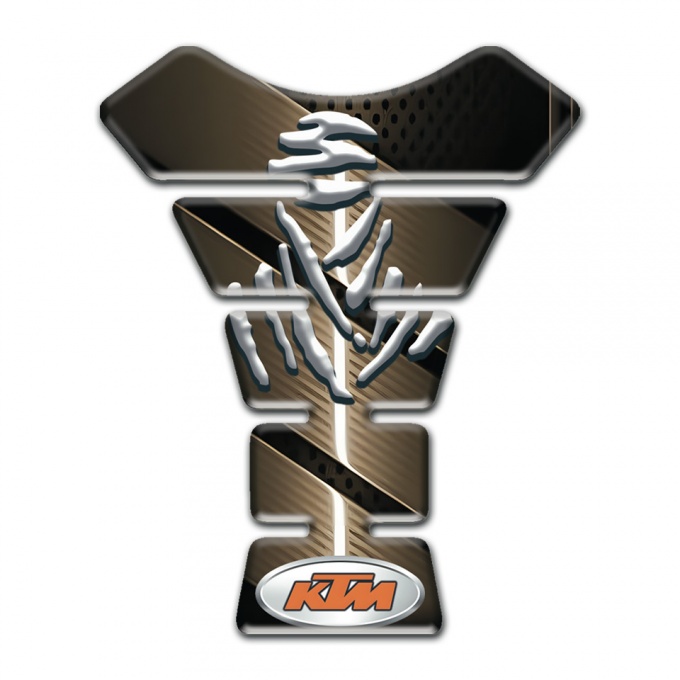 KTM Tank Pad Motorbike Bronze Design 
