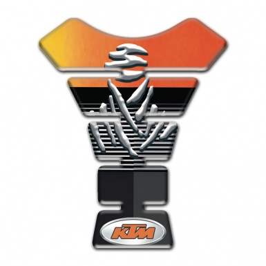 KTM Tank Pad Motorbike Black Orange Base Samurai Edition 