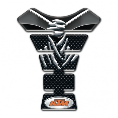 KTM Tank Pad Protector Silicone Sticker Samurai Style 