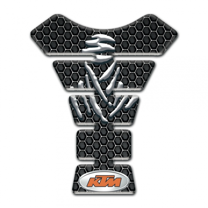 KTM Tank Guard Pads Perforated Steel Edition