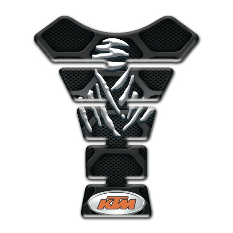 KTM Tank Protector Dark Black Gray Design 