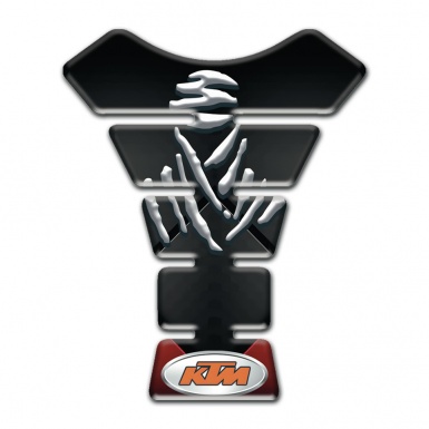 KTM Tank Protector Dark Design with Samurai Logo Print 