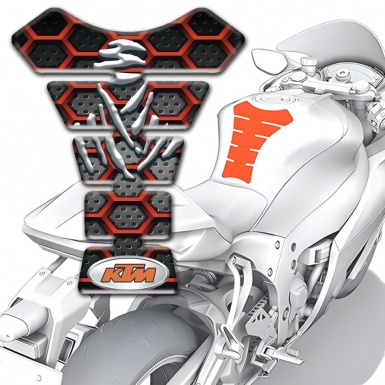 KTM Tank Fuse Red Grid Edition 
