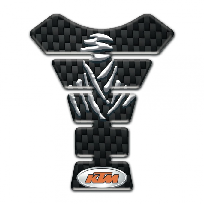 KTM Tank Fuse Black Fibers Design 