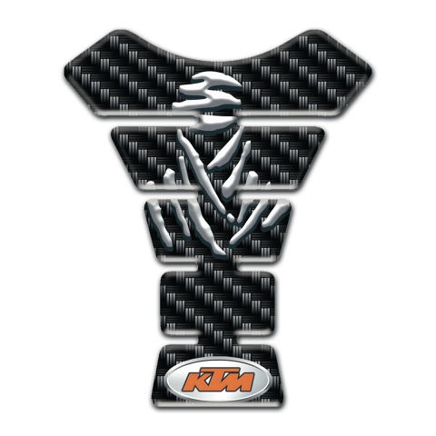 KTM Tank Protector Black Carbon Design 