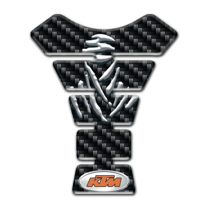 KTM Tank Protector Black Carbon Design 