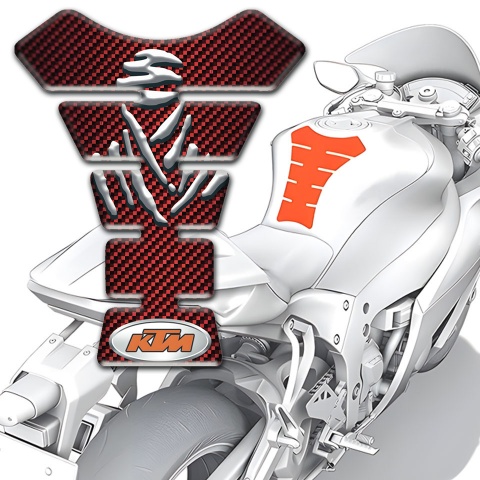 KTM Tank Fuse Red Carbon Edition 