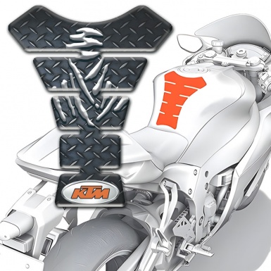 KTM Tank Protector Rough Effect Design 