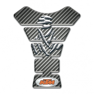 KTM Tank Pad Protector Classic carbon Design 
